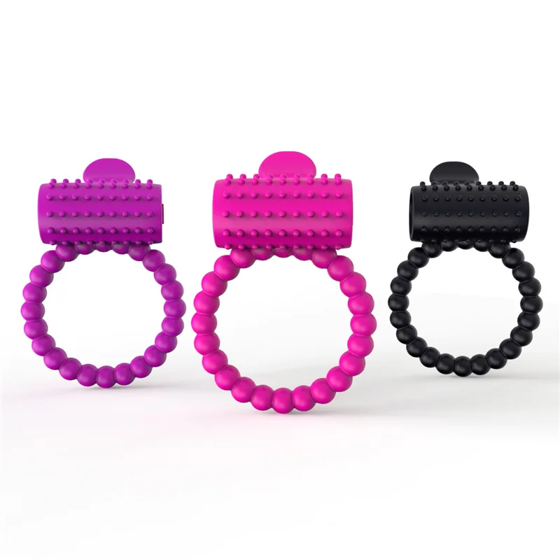 Sex Toys For Men Penis Ring Vibrator Dildo Cock Ring Vibrating Rings Clitoris Stimulator G-spot Enhance Sex Ability Product