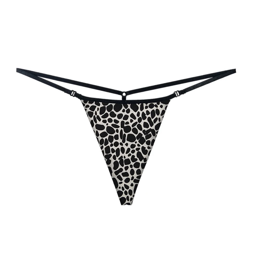 Lingerie Women Cotton T-Back Ladies Seamless Briefs Women Thong Leopard G-string Sexy Panties